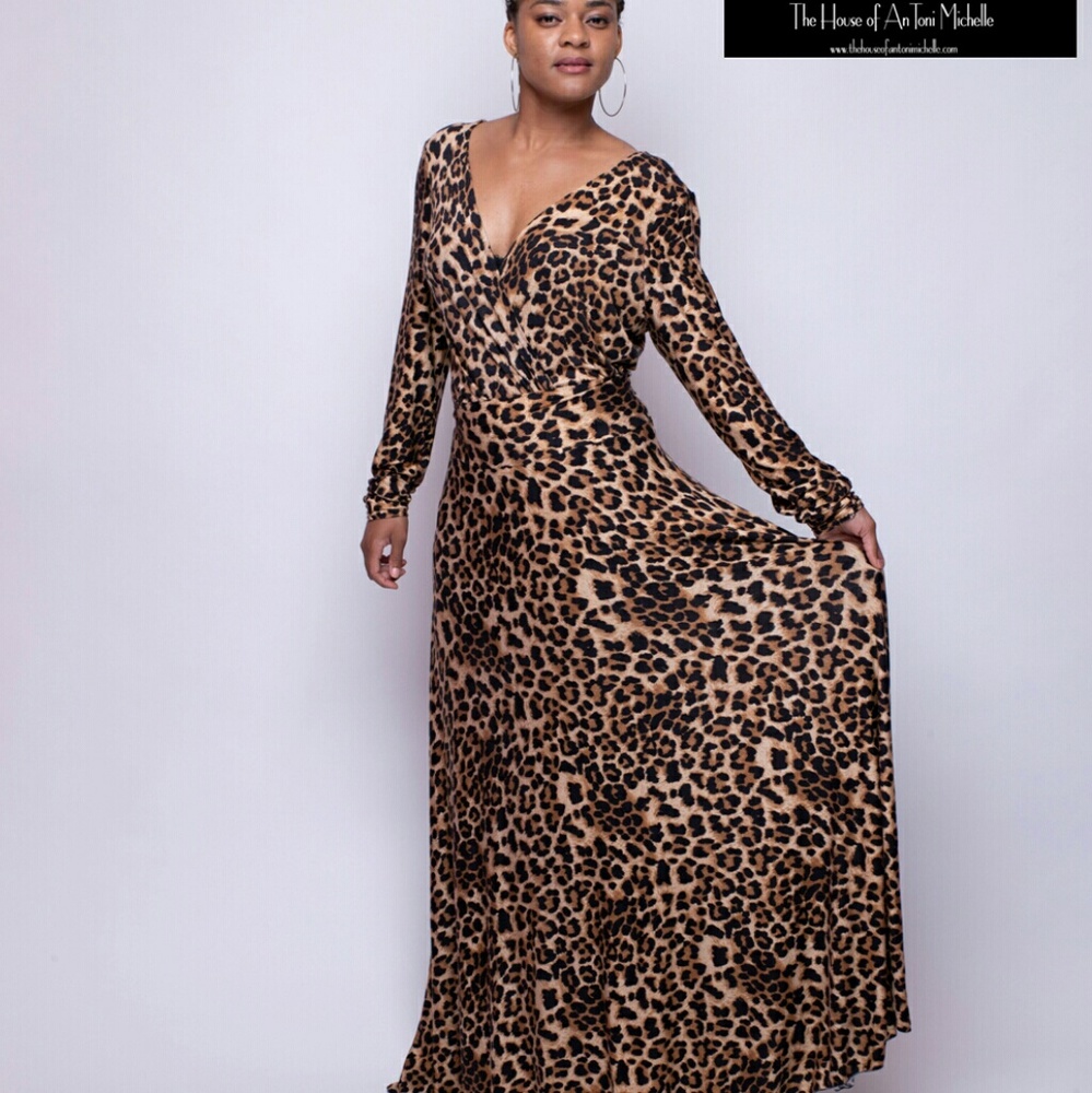 Leopard maxi skirt
